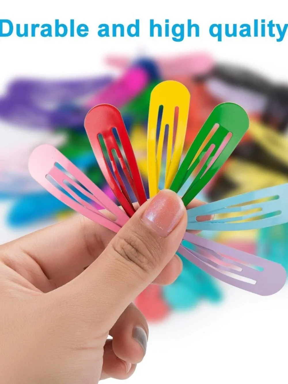 60 Pcs Hair Barrettes, Non-Slip Hair Clips, 2 Inch Metal Hairpins Accessories fo